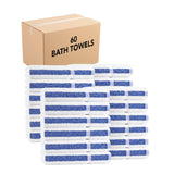 Hospeco® Admiral Hospitality Bath Towel 24x48 Blue Stripe, Case of 60 (HOSADMIRAL-B-8BCS) Case of 60
