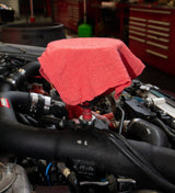 Arkwright Home® Messy Mechanic Shop Towels 12x14 Red, 10/Bag, Case of 30 Bags (AT-STB10-BAND-CS) Case of 300