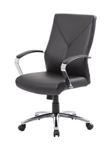 Boss LeatherPlus Executive Chair, Black (B10101-BK) Each
