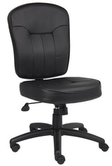Boss Black Leather Task Chair (B1560) Each