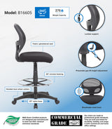 Boss Commercial Grade Mesh Stool (B16605) Each
