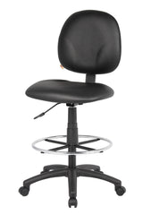 Boss Black Antimicrobial Drafting Stools w/Footring (B1690-CS) Each
