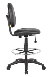 Boss Black Antimicrobial Drafting Stools w/Footring (B1690-CS) Each