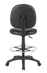 Boss Black Antimicrobial Drafting Stools w/Footring (B1690-CS) Each