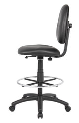Boss Black Antimicrobial Drafting Stools w/Footring (B1690-CS) Each