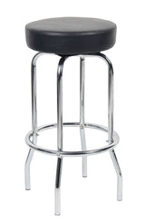Boss 29" Chrome/Black Stool (B229-BK) Each