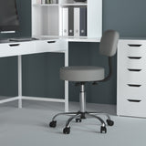 Boss Gray Antimicrobial Medical Stool w/Back Cushion (B245-GY) Each