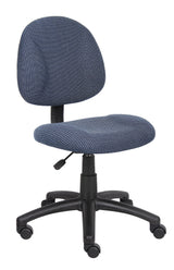 Boss Blue Deluxe Posture Chair (B315-BE) Each