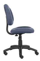 Boss Blue Deluxe Posture Chair (B315-BE) Each