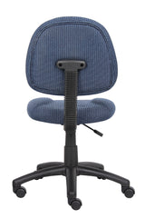 Boss Blue Deluxe Posture Chair (B315-BE) Each