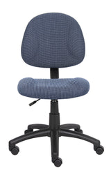 Boss Blue Deluxe Posture Chair (B315-BE) Each