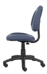 Boss Blue Deluxe Posture Chair (B315-BE) Each