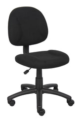 Boss Black Deluxe Posture Chair (B315-BK) Each