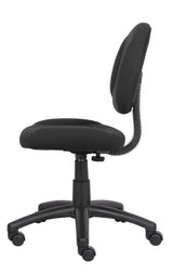 Boss Black Deluxe Posture Chair (B315-BK) Each