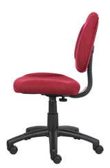 Boss Burgundy Deluxe Posture Chair (B315-BY) Each