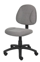 Boss Gray Deluxe Posture Chair (B315-GY) Each