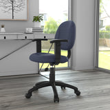 Boss Blue Deluxe Posture Chair (B315-BE) Each