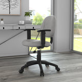 Boss Gray Deluxe Posture Chair (B315-GY) Each