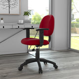 Boss Burgundy Deluxe Posture Chair (B315-BY) Each