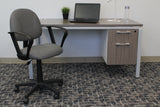 Boss Gray Deluxe Posture Chair w/Loop Arms (B317-GY) Each
