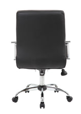 Boss Retro Task Chair with Chrome Fixed Arms (B436C-CP) Each