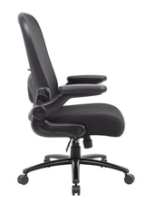 Boss Mesh Heavy Duty Flip Arm Task Chair, 400 lb Weight Capacity (B601-BK) Each