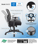 Boss Contract Mesh Task Chair (B6023) Each