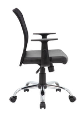 Boss Budget Mesh Task Chair w/T-Arms (B6116C-CS) Each