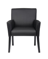 Boss Box Arm Guest, Accent or Dining Chair w/Black Base (B639-BK) Each