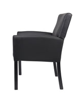 Boss Box Arm Guest, Accent or Dining Chair w/Black Base (B639-BK) Each