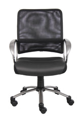 Boss Mesh Back w/Pewter Finish Task Chair (B6406) Each