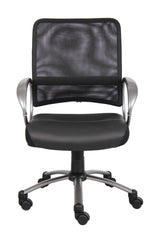 Boss Mesh Back w/Pewter Finish Task Chair (B6406) Each