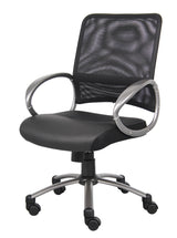 Boss Mesh Back w/Pewter Finish Task Chair (B6406) Each