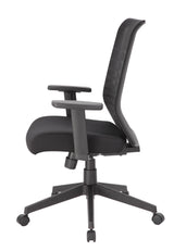 Boss Horizontal Mesh Back Task Chair, Synchro-Tilt Mechanism (B6566-BK) Each