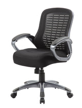 Boss Ribbed High Back Mesh Chair (B6756-BK) Each