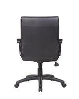 Boss Mid Back Executive Chair In LeatherPlus (B686) Each
