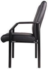 Boss Mid Back Guest Chair In LeatherPlus (B689) Each