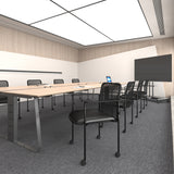 Boss Mesh Guest Chair with Casters, Black (B6909R-CS) Each