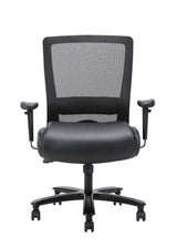 Boss Mesh Heavy Duty Chair, 400 lb weight capacity (B699-BK) Each