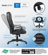 Boss High Back LeatherPlus Chair (B7301) Each