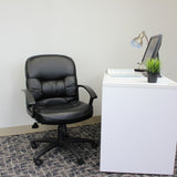 Boss Mid Back LeatherPlus Chair (B7306) Each