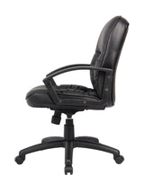 Boss Mid Back LeatherPlus Chair (B7306) Each
