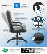 Boss CaressoftPlus Executive High Back Chair (B7901) Each
