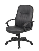 Boss Executive Leather Budget Chair (B8106) Each