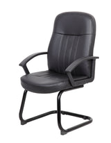 Boss Executive Leather Budget Guest Chair (B8109) Each