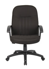 Boss Mid Back Fabric Managers Chair In Black (B8306-BK) Each