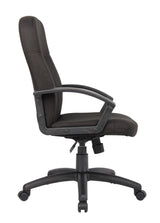 Boss Mid Back Fabric Managers Chair In Black (B8306-BK) Each