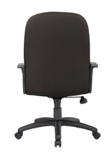 Boss Mid Back Fabric Managers Chair In Black (B8306-BK) Each
