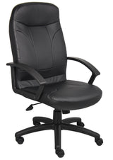 Boss High Back LeatherPlus Chair (B8401) Each