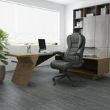 Boss Executive High Back CaressoftPlus Flip Arm Chair (B8551-BK) Each